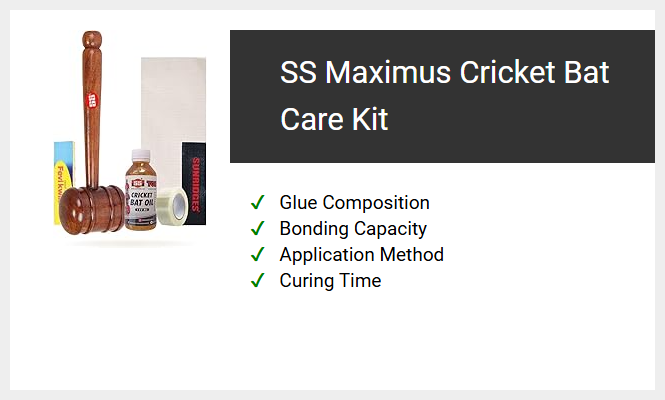 SS Maximus Cricket Bat Care Kit