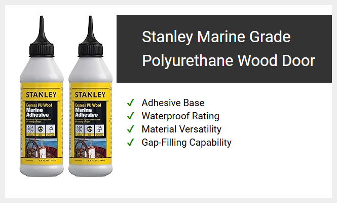 Stanley Marine Grade Polyurethane Wood Door