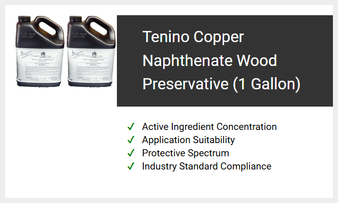 Tenino Copper Naphthenate Wood Preservative (1 Gallon)