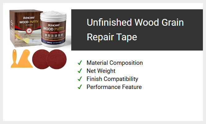 Unfinished Wood Grain Repair Tape