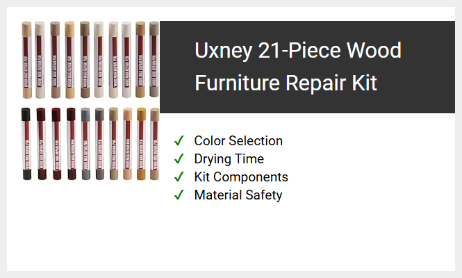 Uxney 21-Piece Wood Furniture Repair Kit