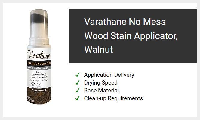 Varathane No Mess Wood Stain Applicator, Walnut