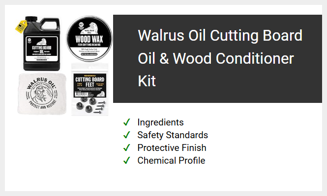 Walrus Oil Cutting Board Oil & Wood Conditioner Kit