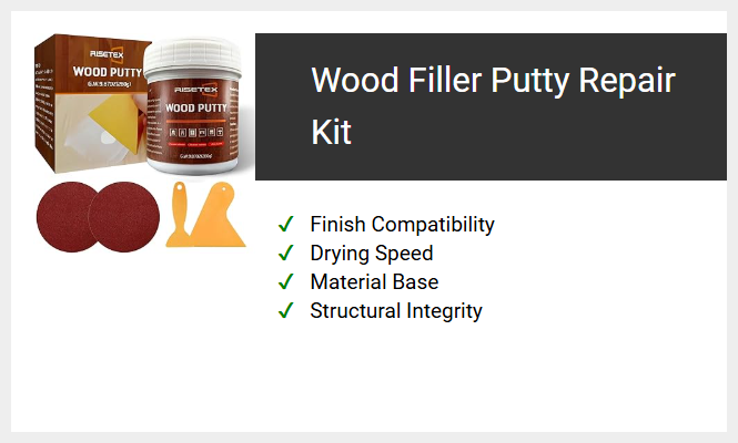 Wood Filler Putty Repair Kit