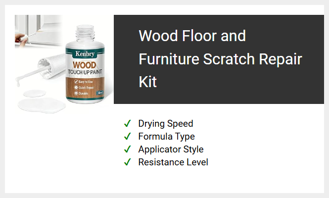 Wood Floor and Furniture Scratch Repair Kit