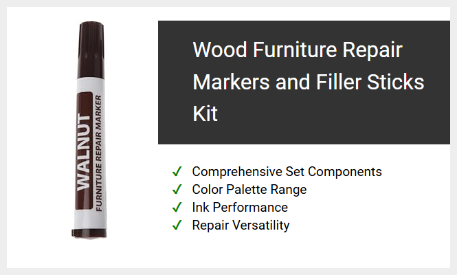Wood Furniture Repair Markers and Filler Sticks Kit