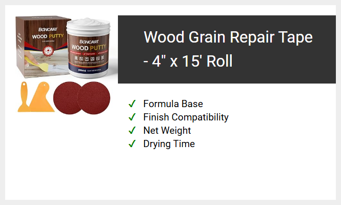 Wood Grain Repair Tape - 4 x 15' Roll