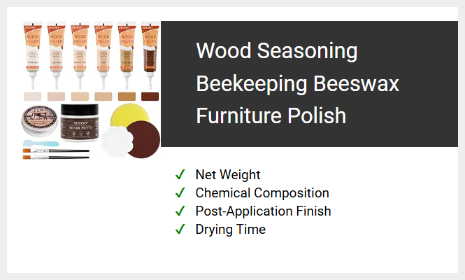 Wood Seasoning Beekeeping Beeswax Furniture Polish