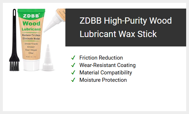 ZDBB High-Purity Wood Lubricant Wax Stick