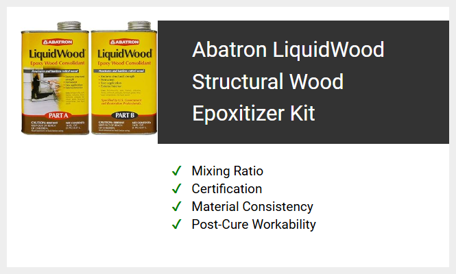 Abatron LiquidWood Structural Wood Epoxitizer Kit
