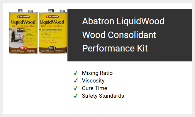 Abatron LiquidWood Wood Consolidant Performance Kit