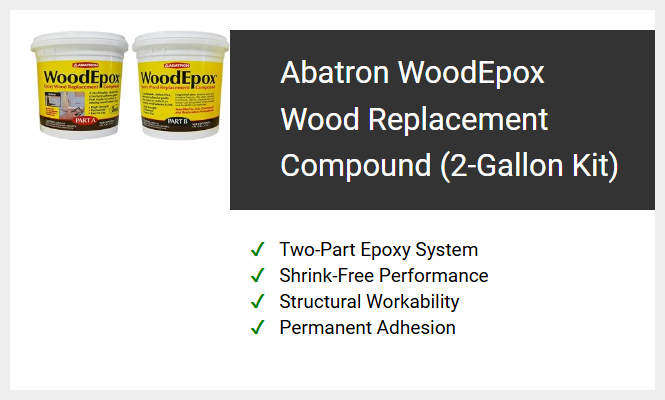 Abatron WoodEpox Wood Replacement Compound (2-Gallon Kit)