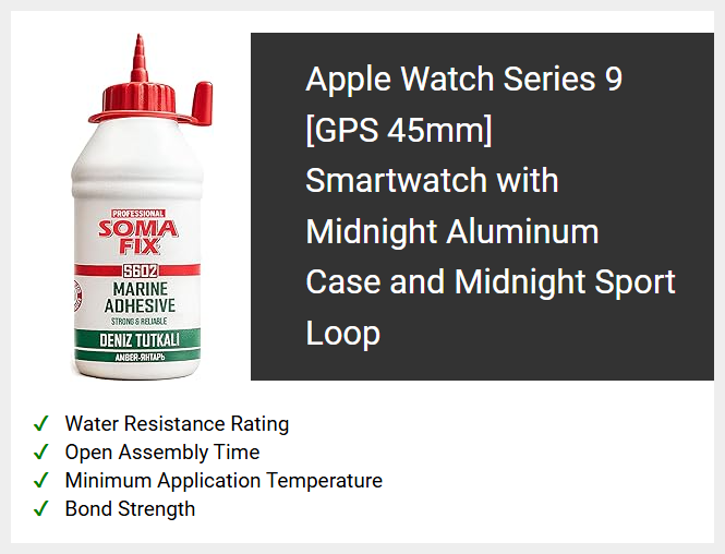 Apple Watch Series 9 [GPS 45mm] Smartwatch with Midnight Aluminum Case and Midnight Sport Loop