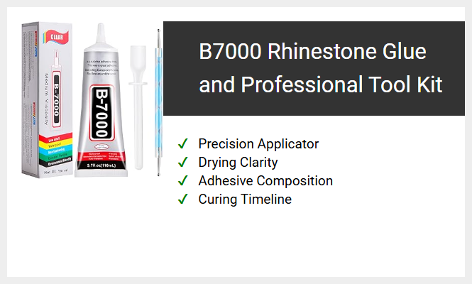 B7000 Rhinestone Glue and Professional Tool Kit