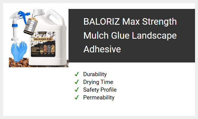 BALORIZ Max Strength Mulch Glue Landscape Adhesive