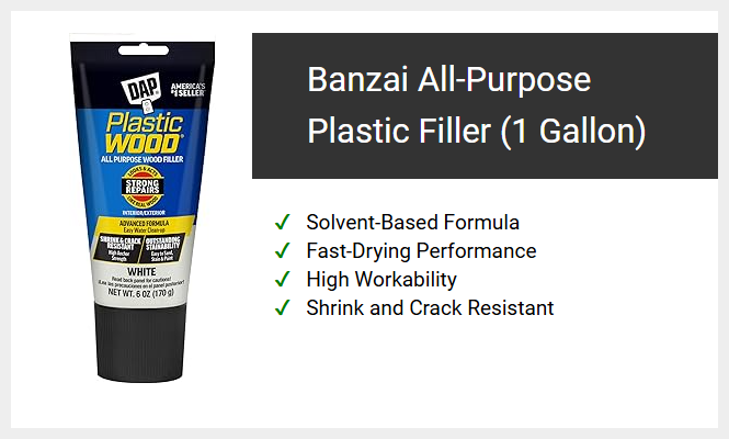 Banzai All-Purpose Plastic Filler (1 Gallon)