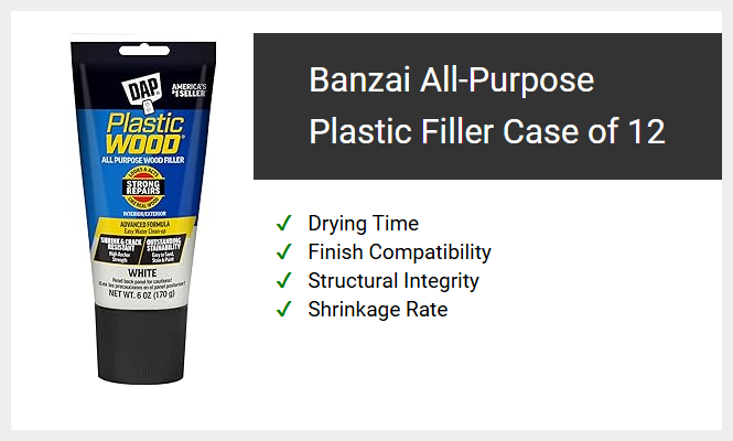 Banzai All-Purpose Plastic Filler Case of 12