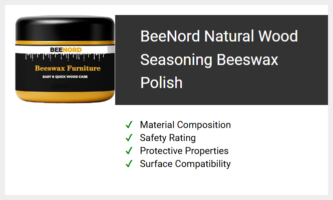 BeeNord Natural Wood Seasoning Beeswax Polish