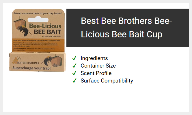 Best Bee Brothers Bee-Licious Bee Bait Cup