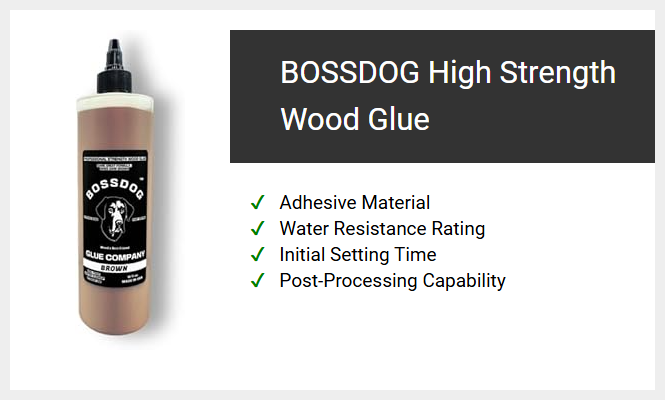 BOSSDOG High Strength Wood Glue