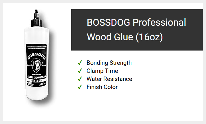 BOSSDOG Professional Wood Glue (16oz)