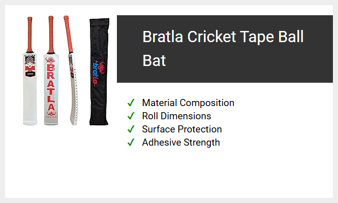 Bratla Cricket Tape Ball Bat
