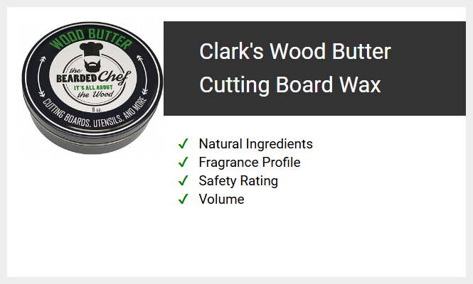 Clark's Wood Butter Cutting Board Wax