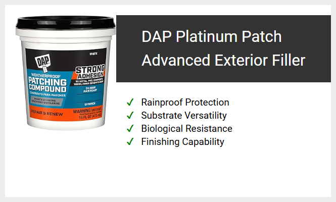 DAP Platinum Patch Advanced Exterior Filler