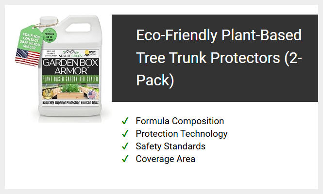 Eco-Friendly Plant-Based Tree Trunk Protectors (2-Pack)