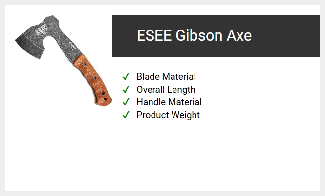 ESEE Gibson Axe