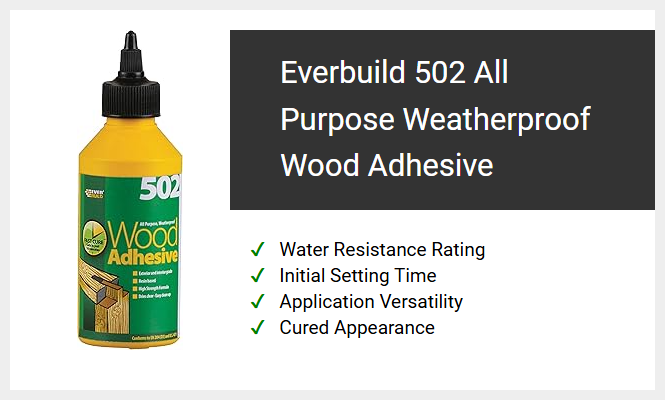Everbuild 502 All Purpose Weatherproof Wood Adhesive