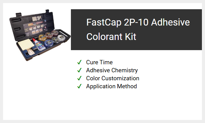 FastCap 2P-10 Adhesive Colorant Kit
