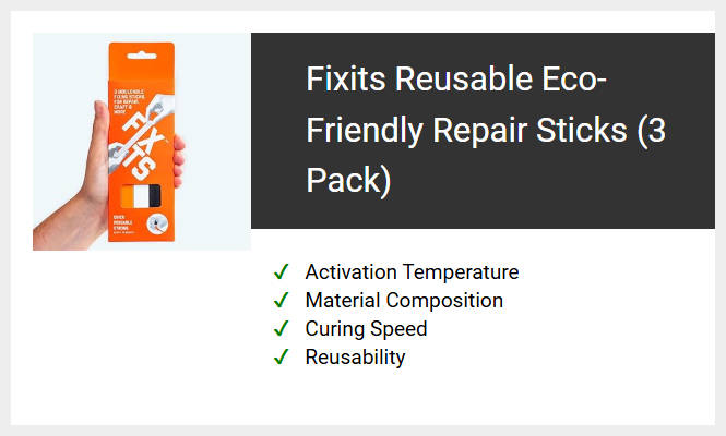 Fixits Reusable Eco-Friendly Repair Sticks (3 Pack)
