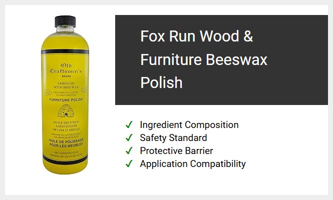 Fox Run Wood & Furniture Beeswax Polish