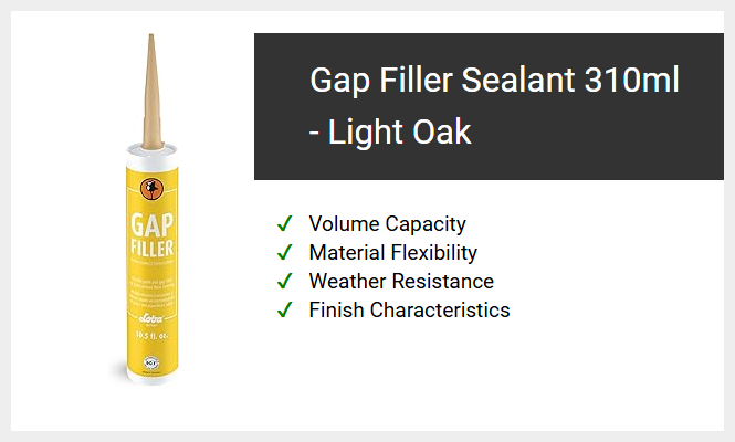 Gap Filler Sealant 310ml - Light Oak