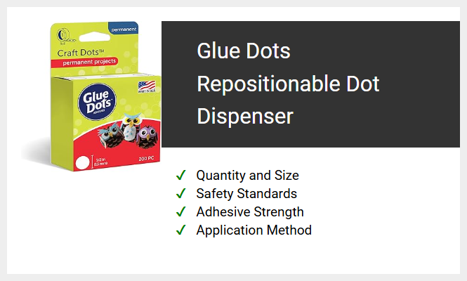 Glue Dots Repositionable Dot Dispenser