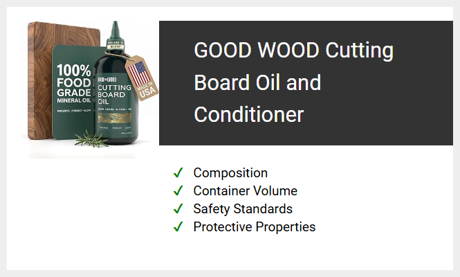 Good Wood Cutting Board Oil and Conditioner