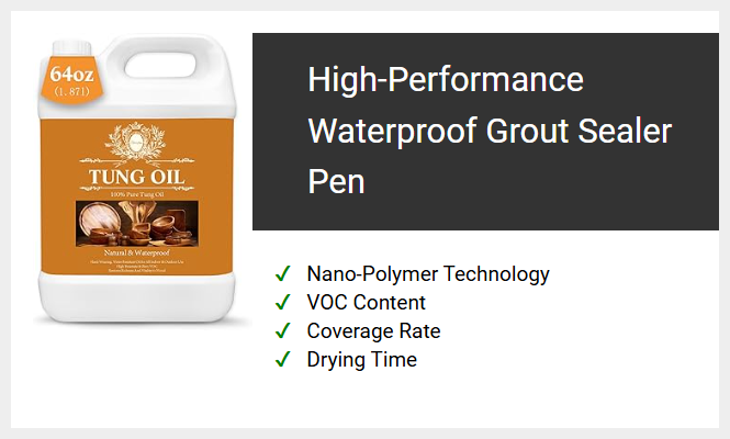 High-Performance Waterproof Grout Sealer Pen