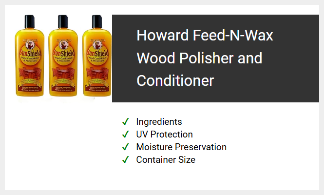 Howard Feed-N-Wax Wood Polisher & Conditioner