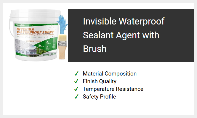 Invisible Waterproof Sealant Agent with Brush
