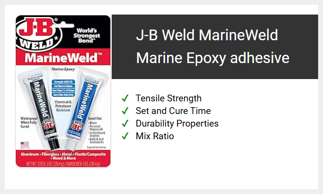 J-B Weld MarineWeld Marine Epoxy adhesive