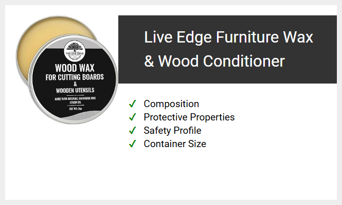 Live Edge Furniture Wax & Wood Conditioner