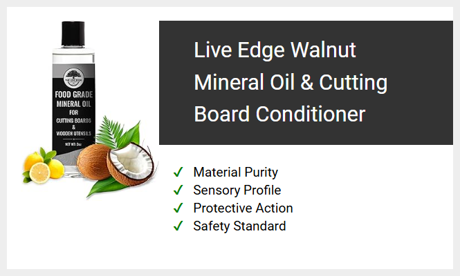 Live Edge Walnut Mineral Oil & Cutting Board Conditioner