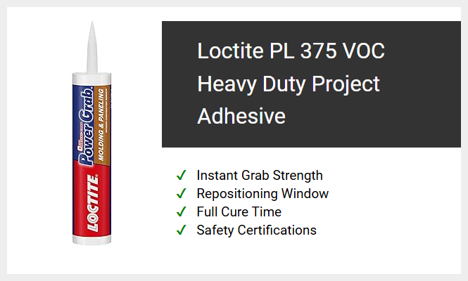 Loctite PL 375 VOC Heavy Duty Project Adhesive
