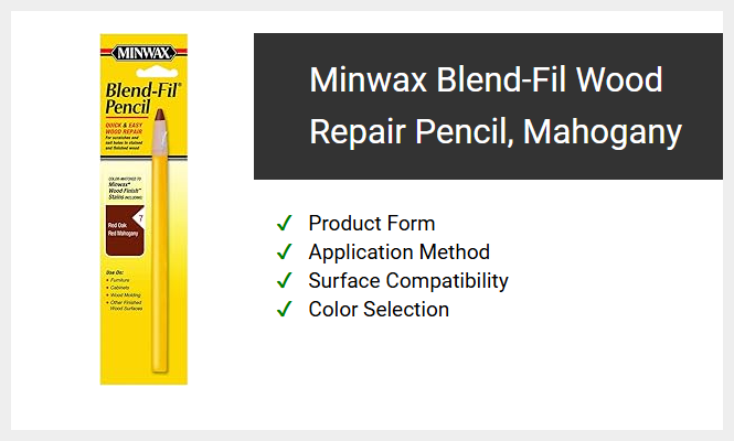 Minwax Blend-Fil Wood Repair Pencil, Mahogany