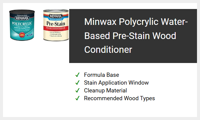 Minwax Polycrylic Water-Based Pre-Stain Wood Conditioner