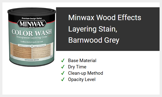 Minwax Wood Effects Layering Stain, Barnwood Grey