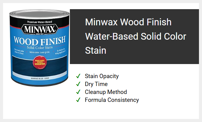 Minwax Wood Finish Water-Based Solid Color Stain