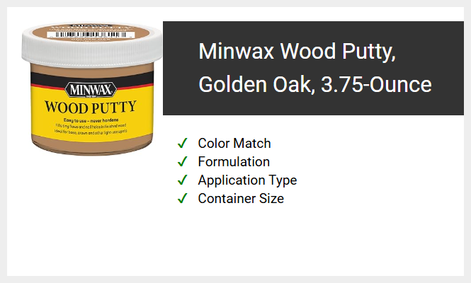 Minwax Wood Putty, Golden Oak, 3.75-Ounce