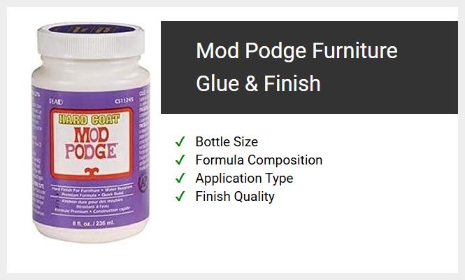 Mod Podge Furniture Glue & Finish